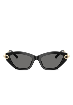 Tiffany & Co Eyewear geometric-frame sunglasses - Black