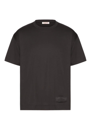 Valentino Garavani logo-appliqué cotton T-shirt - Grey