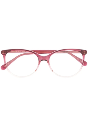 Gucci Eyewear GG0550O oval-frame glasses - Red