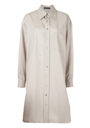 Kwaidan Editions oversized shirt dress - Neutrals