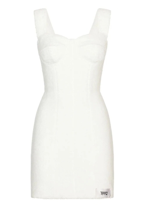 Dolce & Gabbana KIM DOLCE&GABBANA terrycloth minidress - White