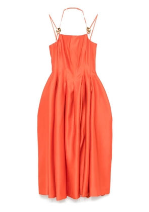 Stine Goya double-strap midi dress - Orange