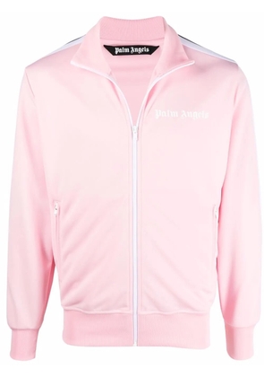 Palm Angels Classic side-stripe zipped jacket - Pink
