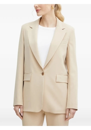 FRACOMINA button detail blazer - Neutrals
