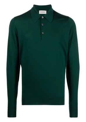John Smedley Dorset wool polo shirt - Green