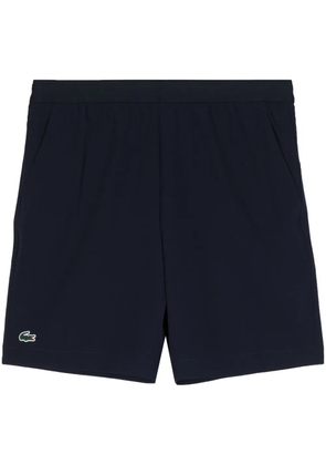 Lacoste logo-embroidered track shorts - Blue