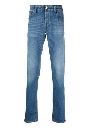 Sartoria Tramarossa stretch-cotton straight-leg jeans - Blue