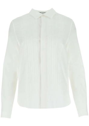 Saint Laurent poplin shirt - White