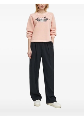 G-Star RAW flame-logo sweater - Neutrals