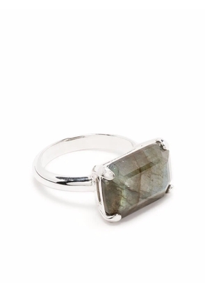 Wouters & Hendrix crystal-embellished band ring - Green
