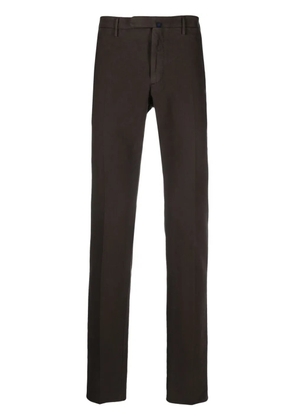 Incotex mid-rise straight-leg chinos - Brown