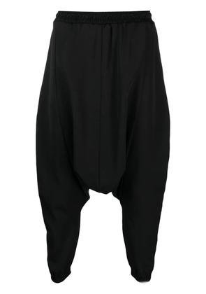 Alchemy cropped drop crotch trousers - Black