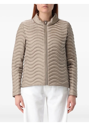 Save The Duck wavy quilted jacket - Neutrals