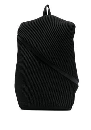 Pleats Please Issey Miyake pliseé pleated backpack - Black