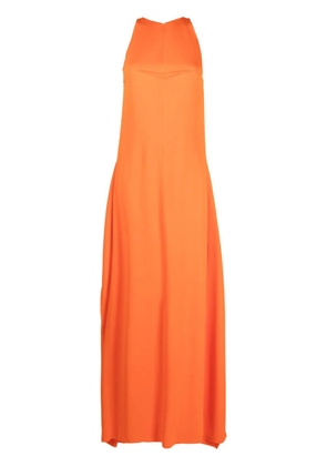 Lanvin ruffled maxi dress - Orange