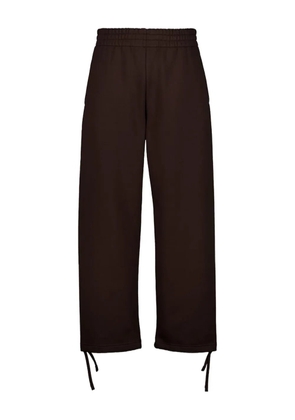 Gucci brushed cotton track pants - Brown