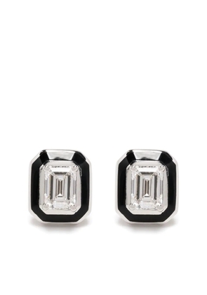 Selim Mouzannar 18kt white gold Mina diamond earrings - Silver