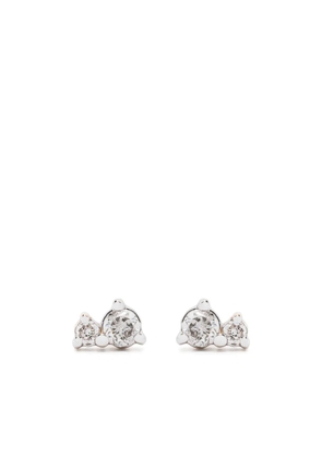 Adina Reyter 14kt yellow gold diamond amigos post-stud earrings