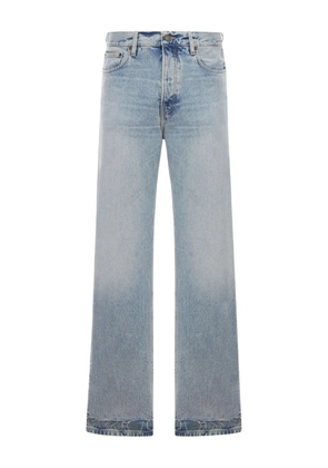 Haikure distressed-hem five-pocket jeans - L0891 AUTHENTIC WASH