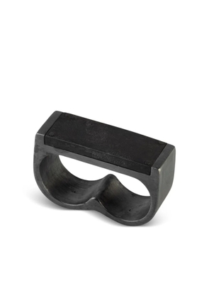 Parts of Four Plate Double ring - Silver