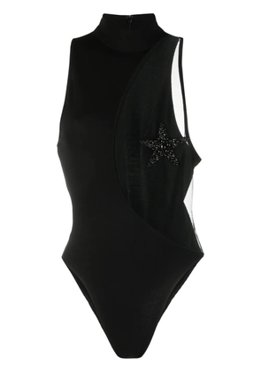Kiko Kostadinov star-detail cut-out bodysuit - Black
