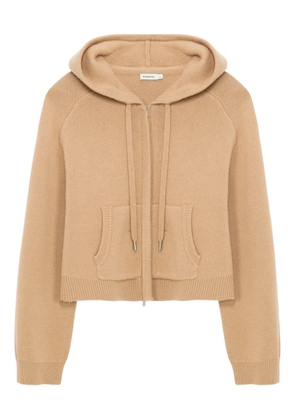 Simkhai zip-front hoodie - Brown
