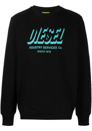Diesel Green Label logo-print sweatshirt - Black
