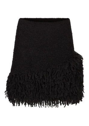 Nina Ricci fringed mini skirt - Black