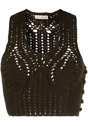 Ulla Johnson belle knitted bra top - Green