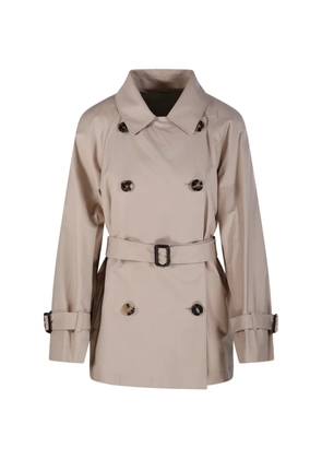 Max Mara Calle belted double-breasted trench coat - Neutrals