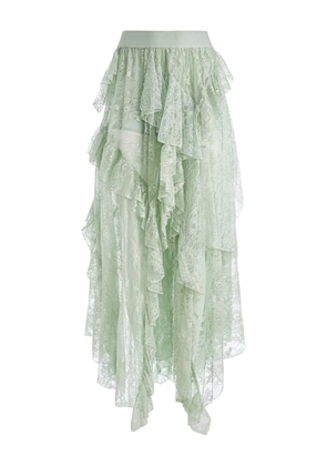 alice + olivia Karys asymmetric skirt - Green