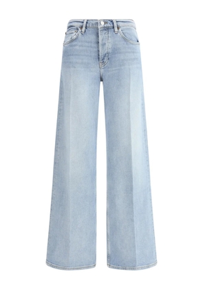 RE/DONE mid-rise wide-leg jeans - Blue
