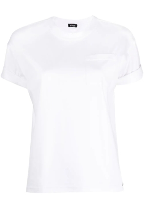 Kiton patch-pocket cotton T-shirt - White