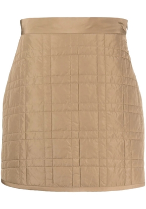 Fabiana Filippi padded high-waisted skirt - Neutrals