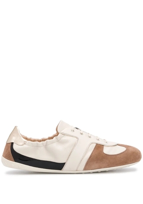Tod's colour-block leather sneakers - Neutrals