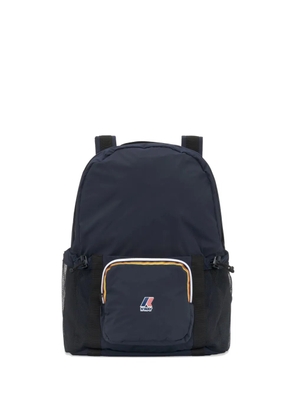 K-Way logo-detail backpack - Blue