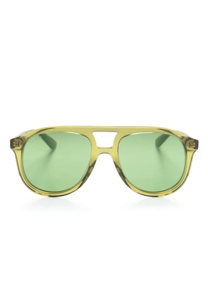 Gucci Eyewear tinted round-frame sunglasses - Green