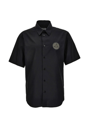 Versace Jeans Couture logo-emblem shirt - Black