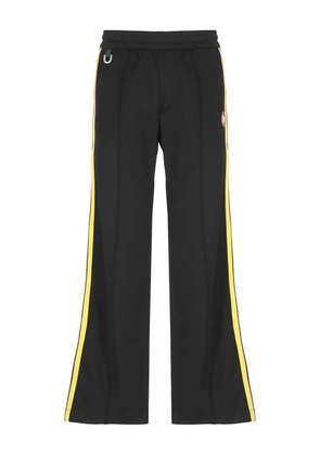 Casablanca stripe patch-logo track pants - Black