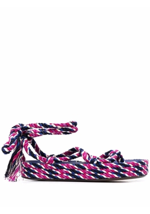 ISABEL MARANT Erol rope sandals - Pink
