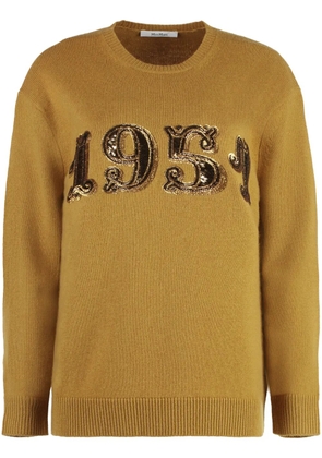 Max Mara sequin-embellished sweater - Brown