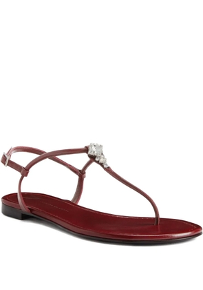 Giuseppe Zanotti Hollie crystal-embellished sandals - Red