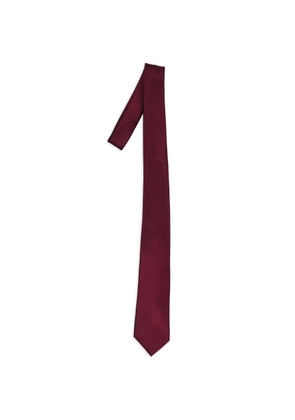 Saint Laurent satin tie - Red