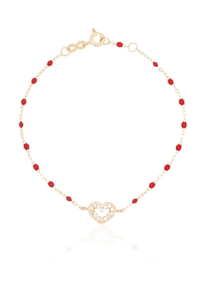 Gigi Clozeau 18kt yellow gold beaded diamond bracelet