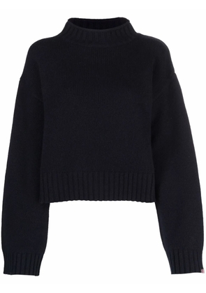 extreme cashmere mock neck jumper - Blue