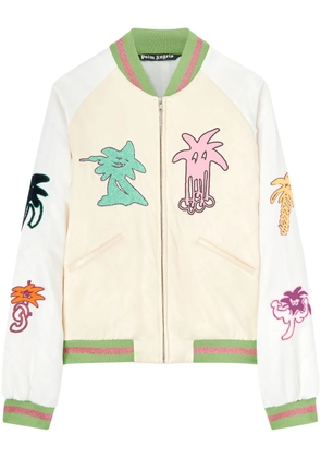 Palm Angels Palmity quilted bomber jacket - Neutrals