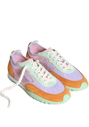 Hoff Parrot mesh panel suede sneakers - Purple