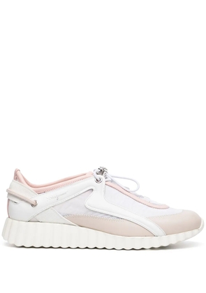 Ferragamo Pixie panelled low-top sneakers - Pink