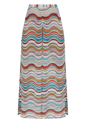 Missoni high-waisted trousers - Blue