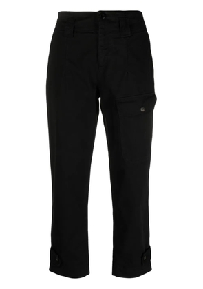 PINKO front-pocket high-waisted trousers - Black